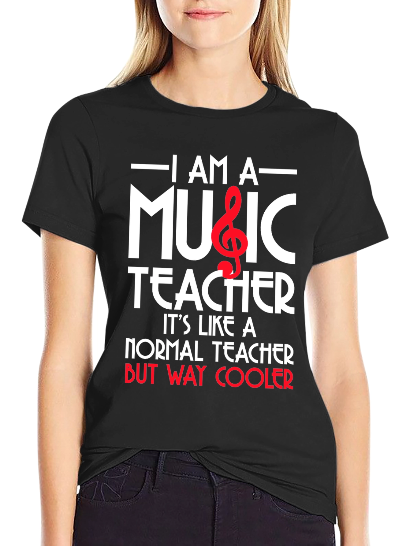 I Am A Music Teacher Graphic T-Shirt