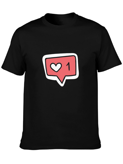 Trendy Like 1 Graphic Black T-Shirt