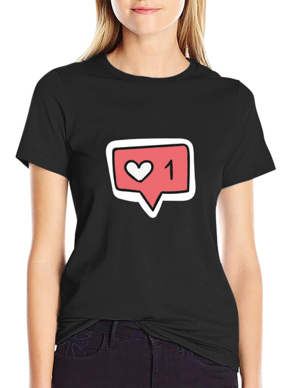 Trendy Like 1 Graphic Black T-Shirt