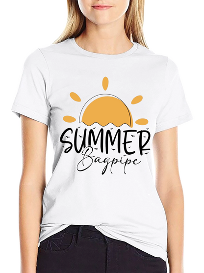 Summer Bagpipe Graphic Tee