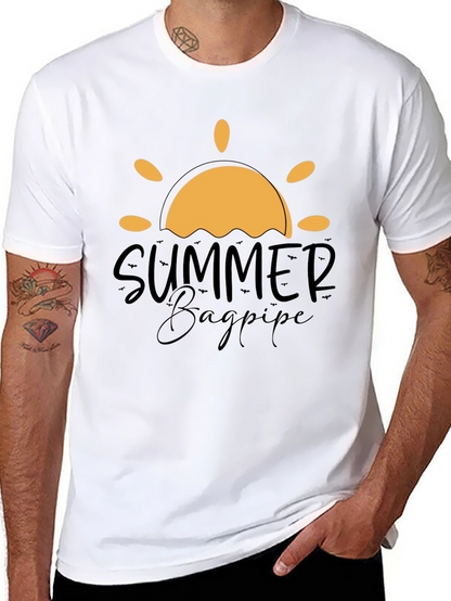 Summer Bagpipe Graphic Tee