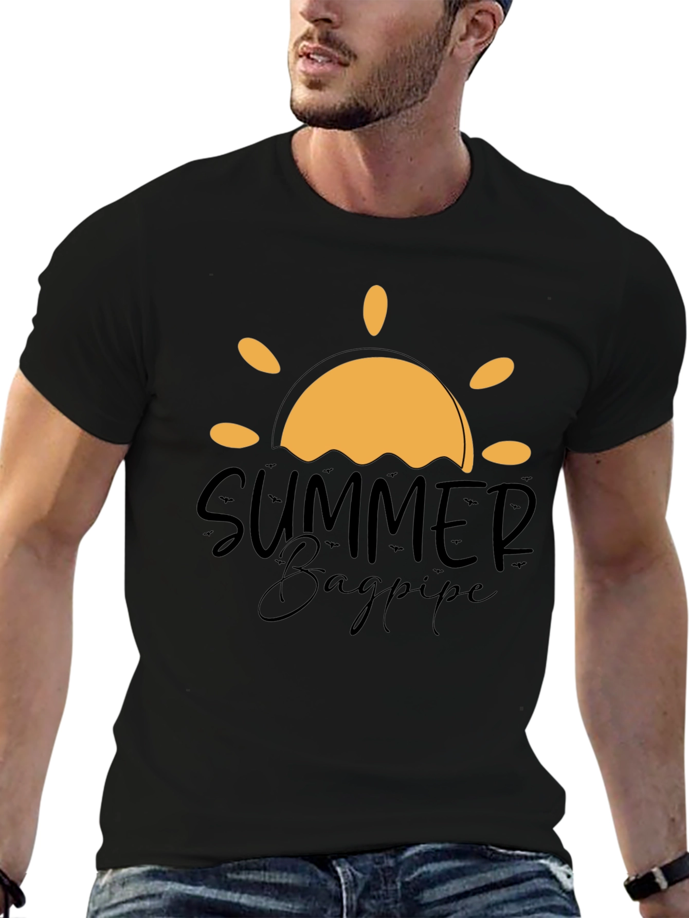 Summer Bagpipe Graphic Tee