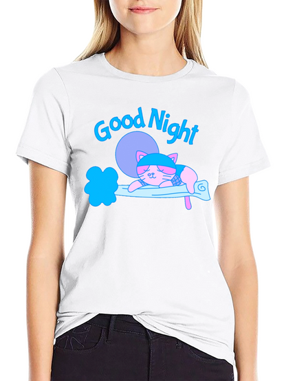 Good Night Cat T-Shirt