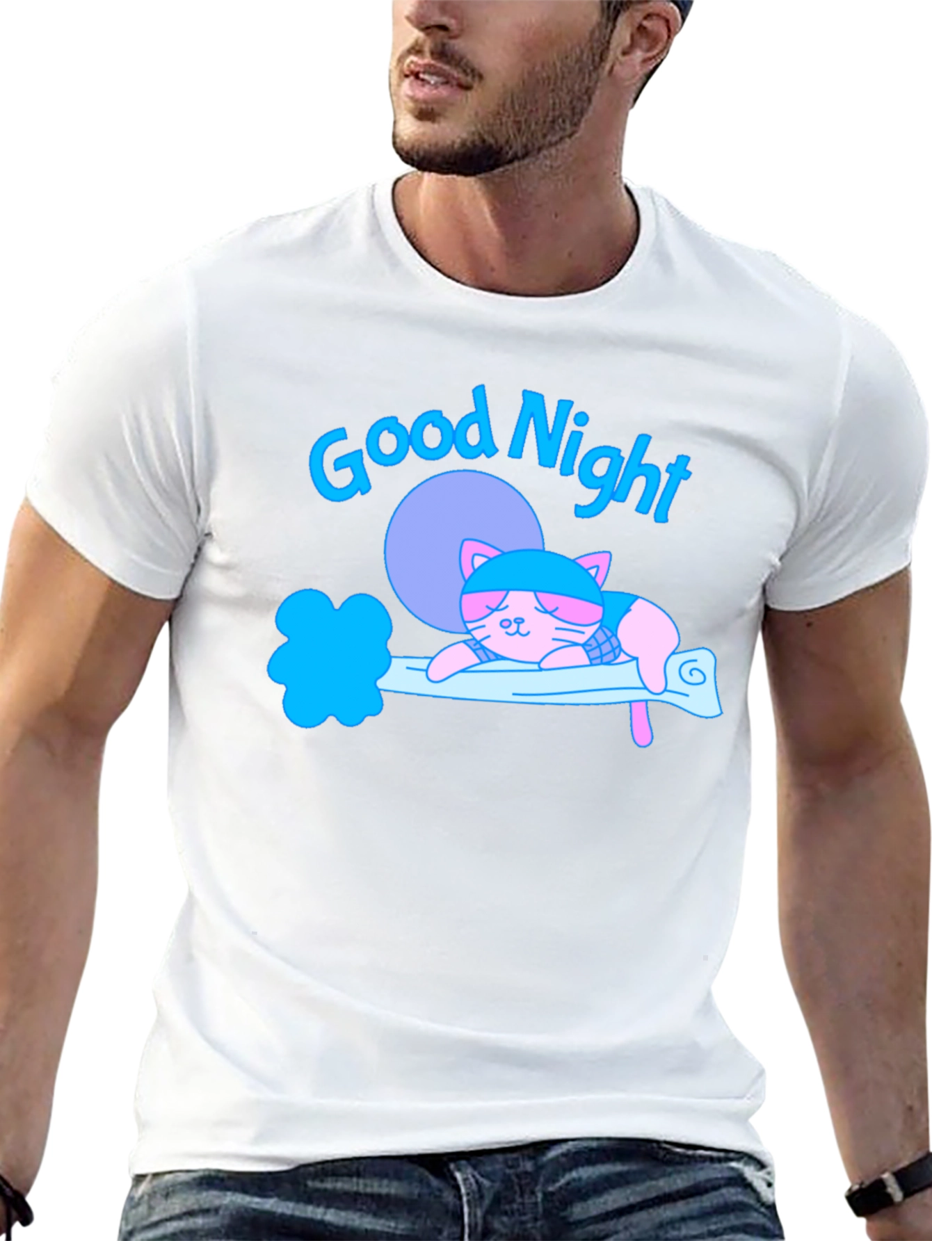 Good Night Cat T-Shirt