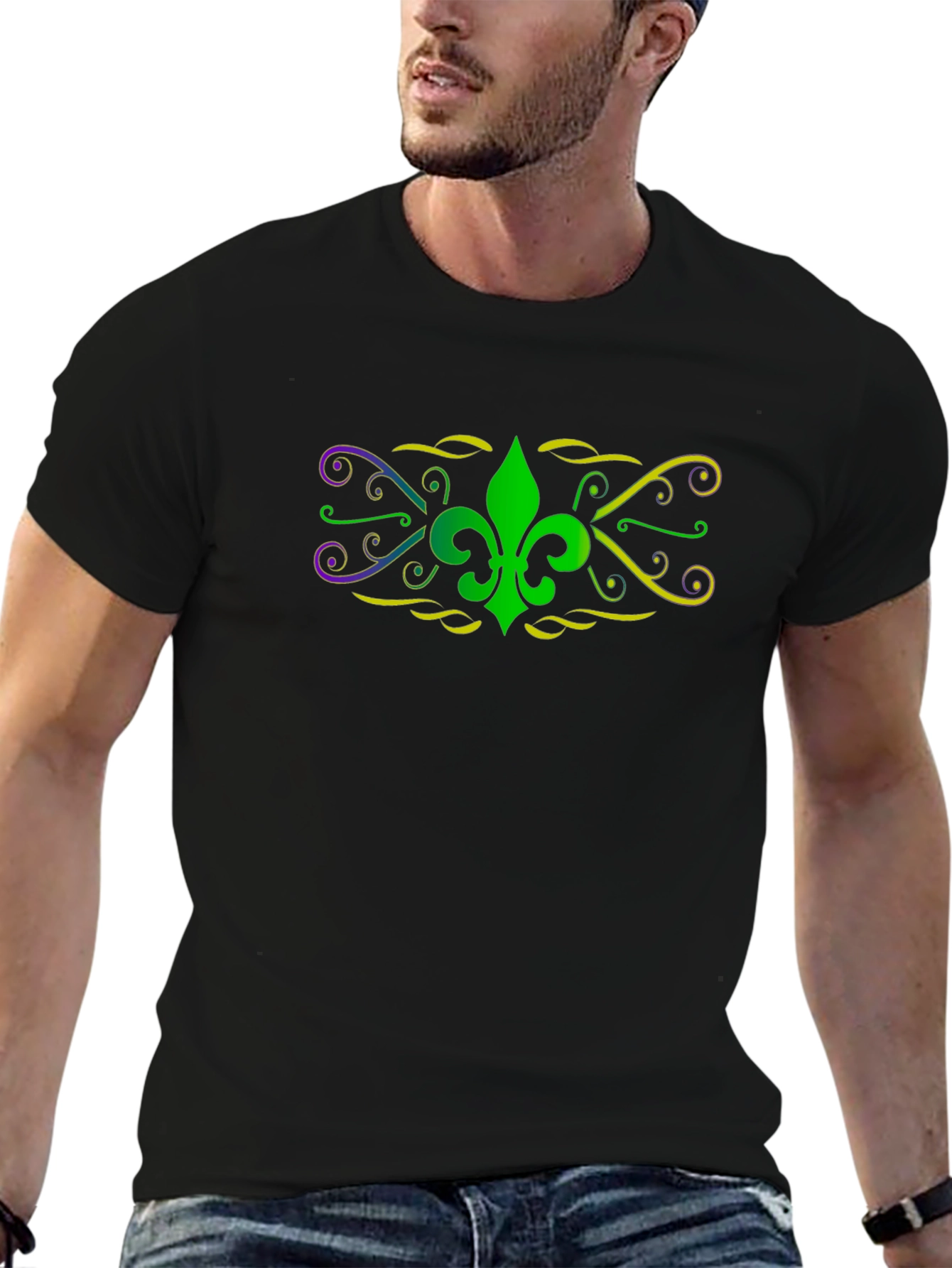 Mardi Gras Fleur-de-lis Graphic Tee