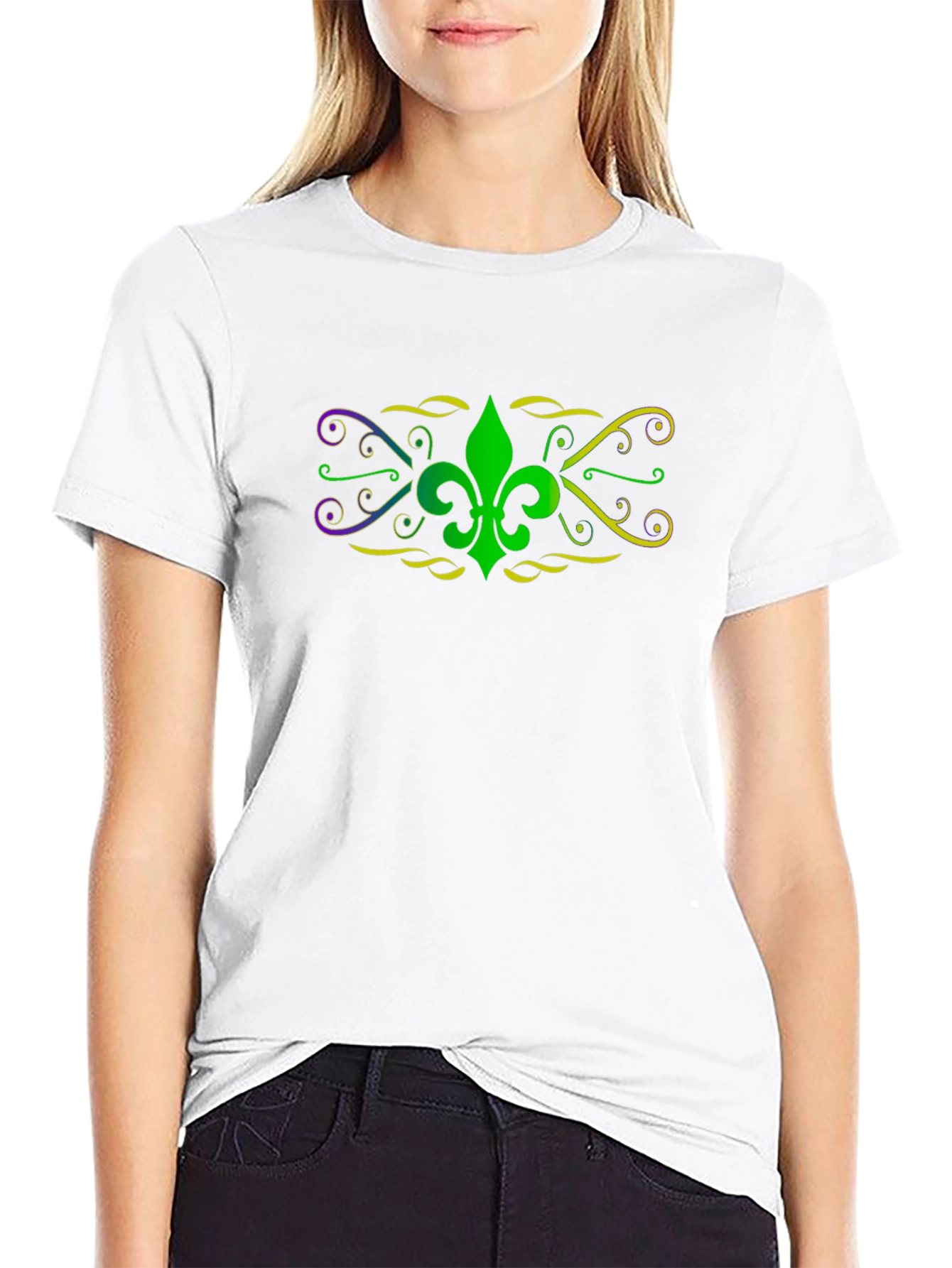 Mardi Gras Fleur-de-lis Graphic Tee