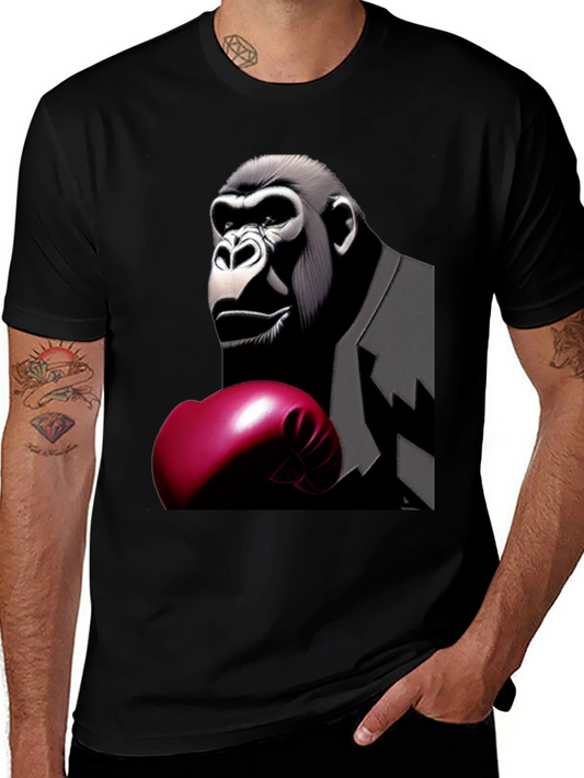 Gorilla Boxer Graphic Tee - Punchy Style