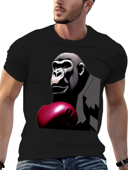 Gorilla Boxer Graphic Tee - Punchy Style