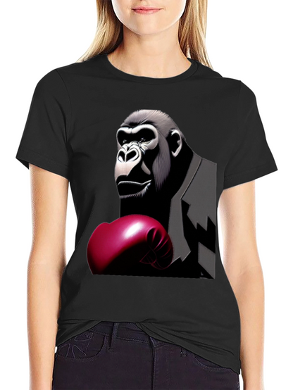 Gorilla Boxer Graphic Tee - Punchy Style