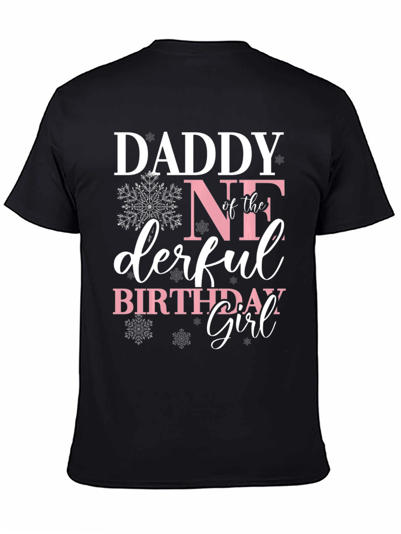 Daddy of the Birthday Girl Graphic Tee