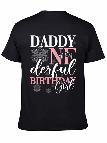 Daddy of the Birthday Girl Graphic Tee