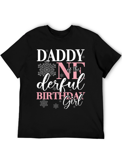 Daddy of the Birthday Girl Graphic Tee