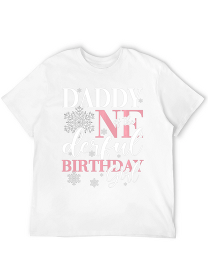 Daddy of the Birthday Girl Graphic Tee
