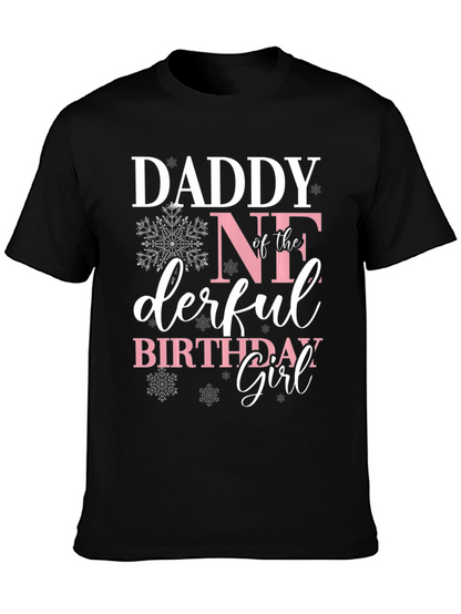 Daddy of the Birthday Girl Graphic Tee