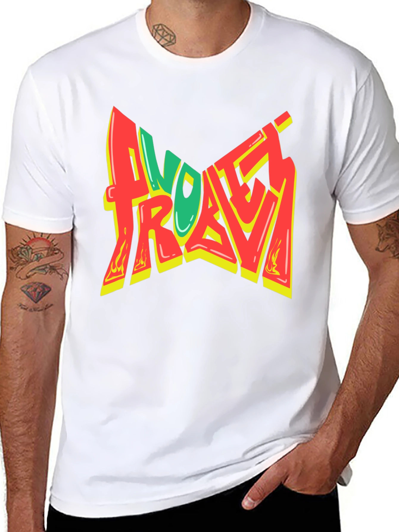 Avotech Travis T-Shirt - Graphic Print Soft Cotton Tee