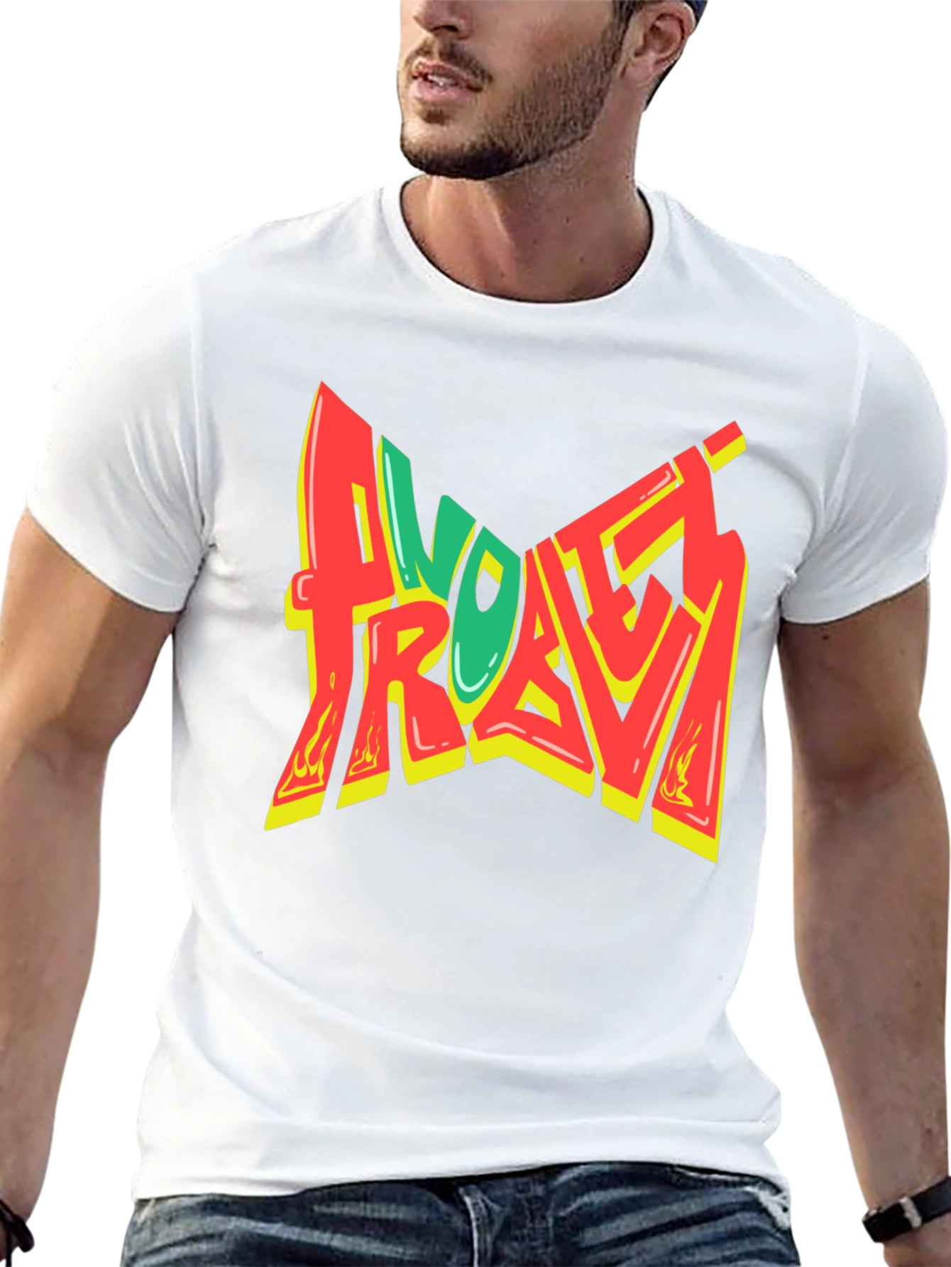 Avotech Travis T-Shirt - Graphic Print Soft Cotton Tee