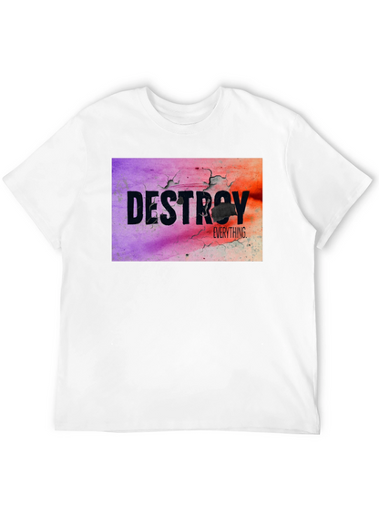 Destroy Everything Graphic Tee - Black
