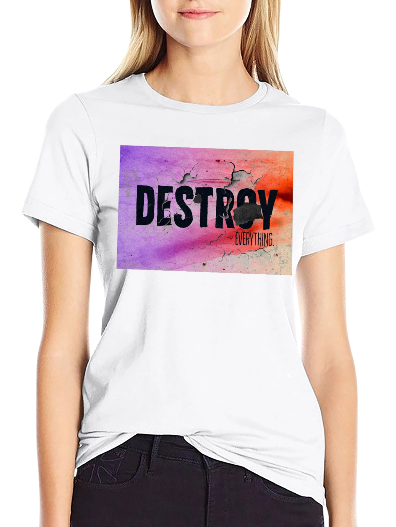 Destroy Everything Graphic Tee - Black