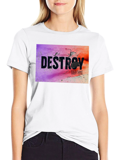 Destroy Everything Graphic Tee - Black