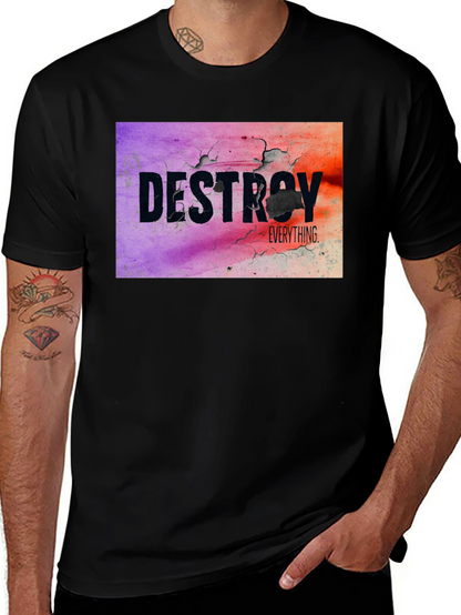 Destroy Everything Graphic Tee - Black