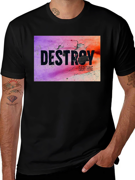 Destroy Everything Graphic Tee - Black