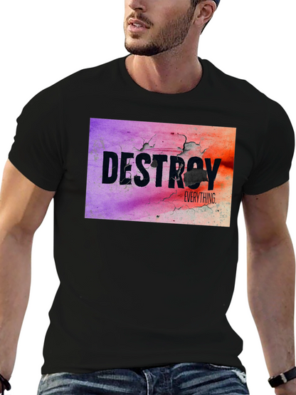 Destroy Everything Graphic Tee - Black