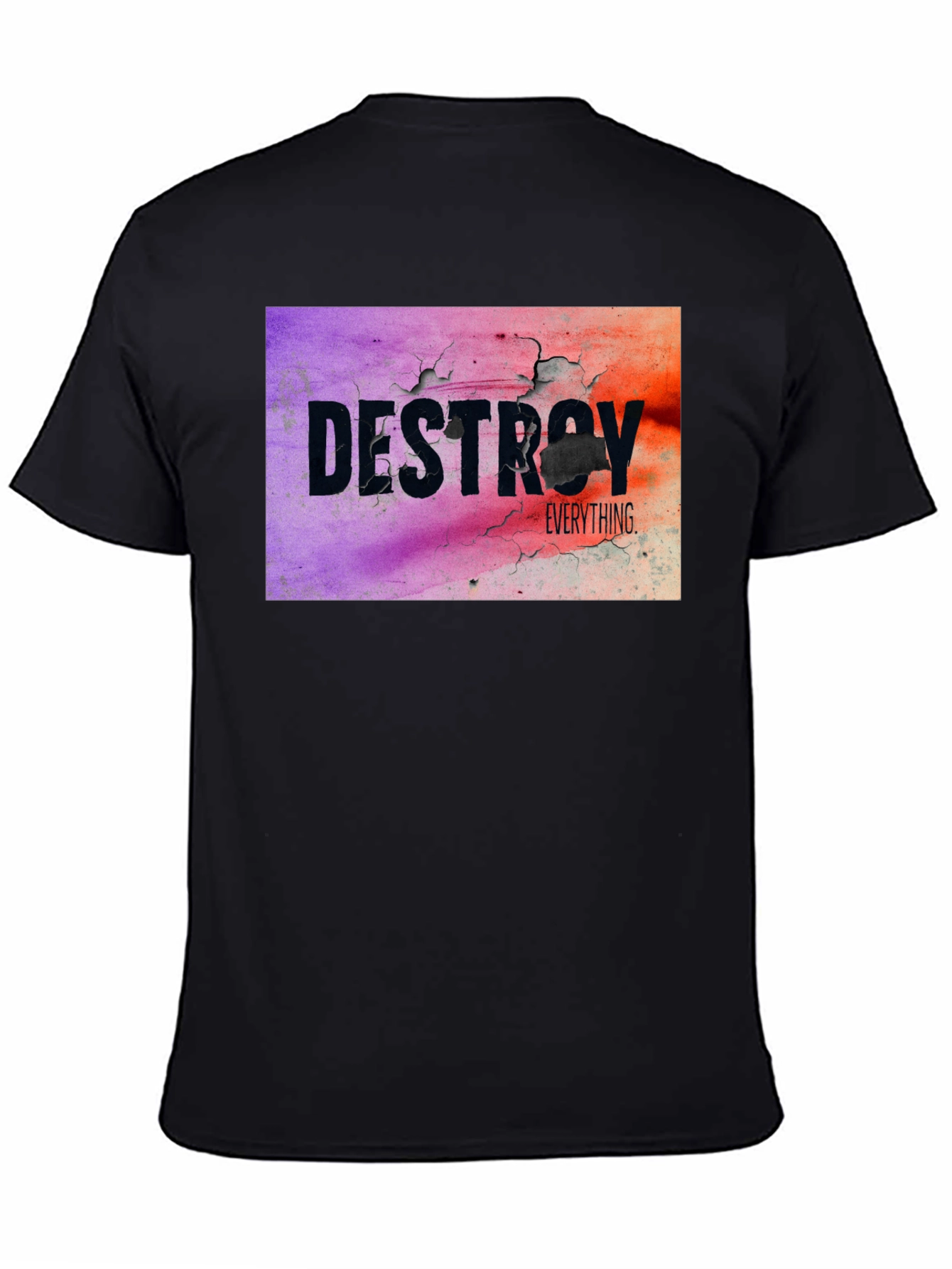 Destroy Everything Graphic Tee - Black