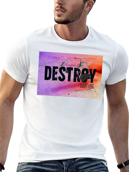 Destroy Everything Graphic Tee - Black