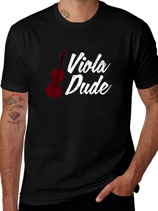 Viola Dude Black T-Shirt