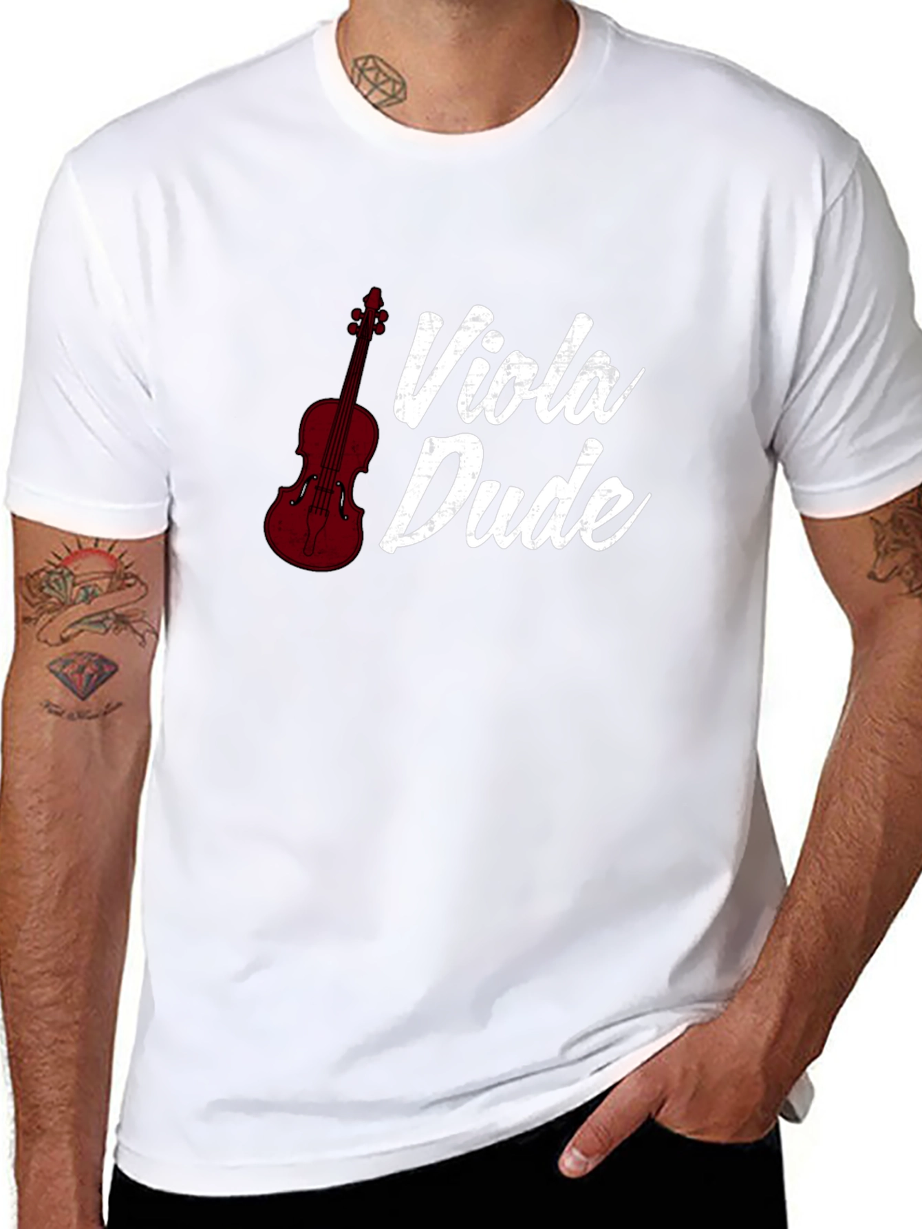 Viola Dude Black T-Shirt