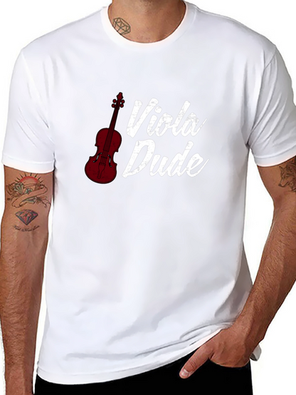 Viola Dude Black T-Shirt