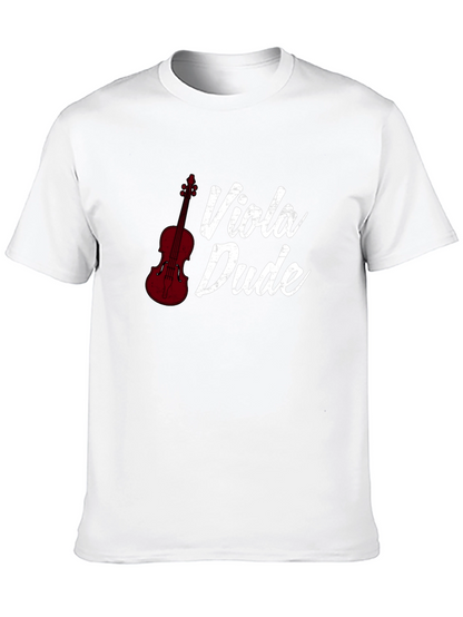 Viola Dude Black T-Shirt