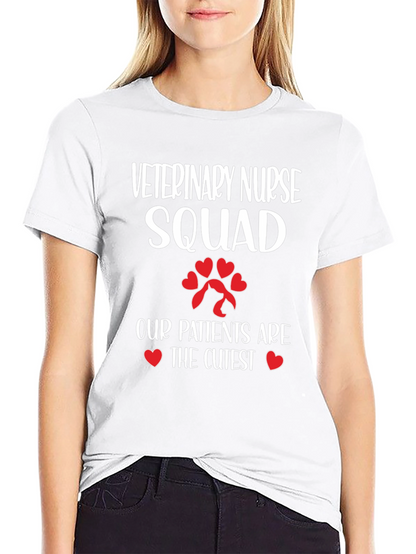 Veterinary Nurse Squad Graphic T-Shirt