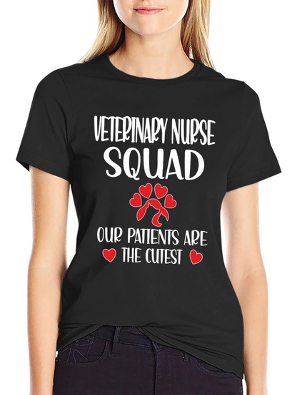 Veterinary Nurse Squad Graphic T-Shirt