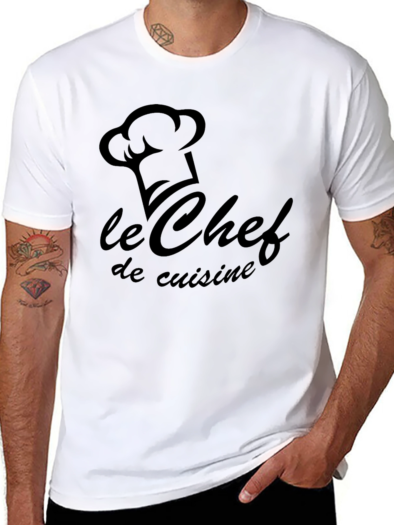 Le Chef de Cuisine Black T-Shirt