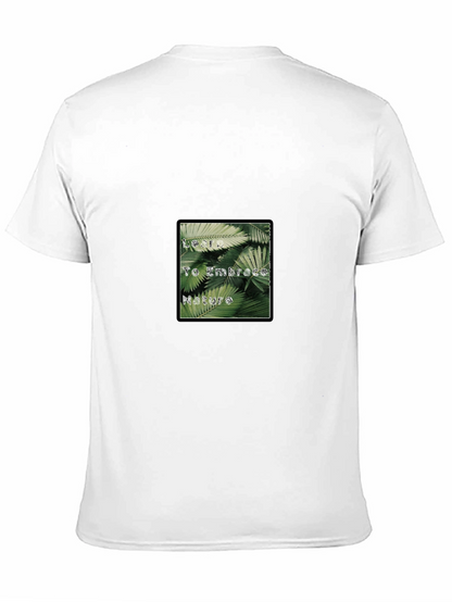 Embrace Nature Black Graphic T-Shirt