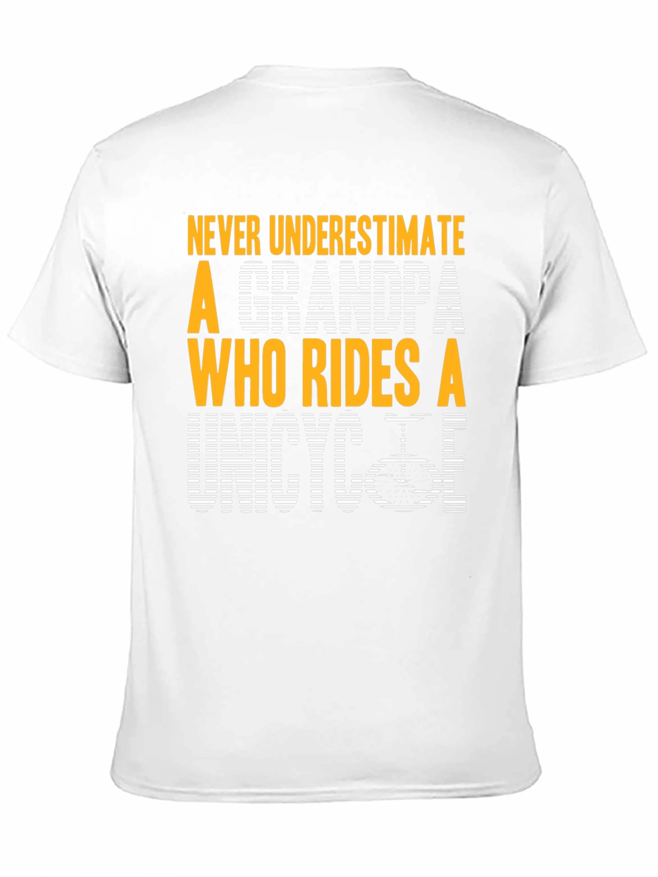 Unicycle Grandpa Graphic T-Shirt
