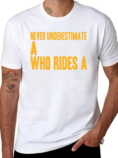 Unicycle Grandpa Graphic T-Shirt