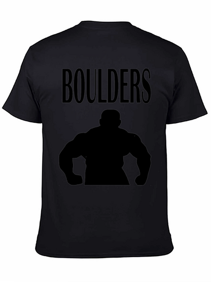Boulders Black Silhouette Graphic T-Shirt