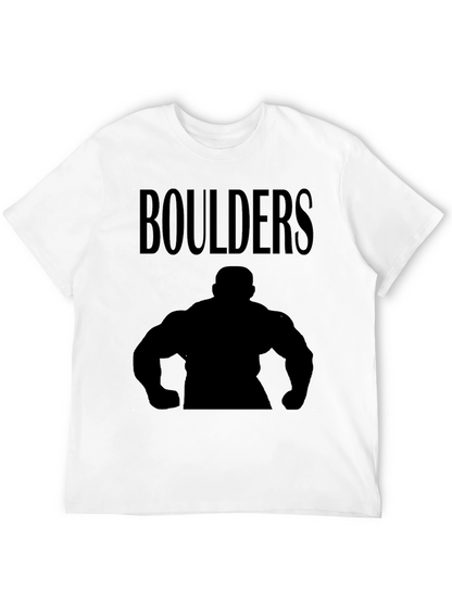 Boulders Black Silhouette Graphic T-Shirt