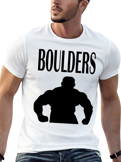 Boulders Black Silhouette Graphic T-Shirt