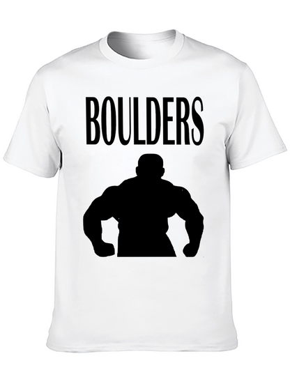 Boulders Black Silhouette Graphic T-Shirt