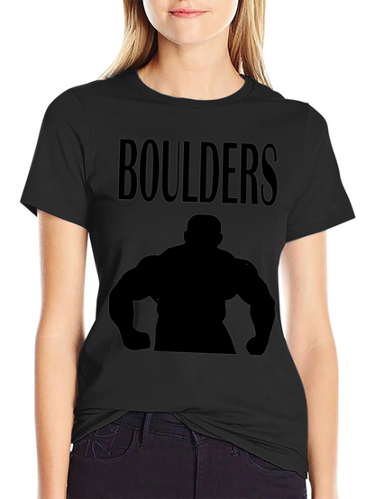 Boulders Black Silhouette Graphic T-Shirt