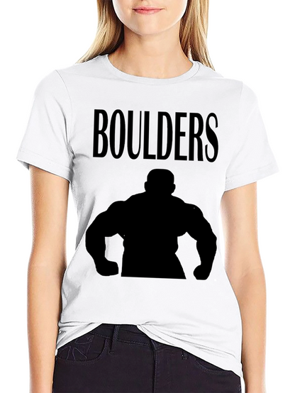 Boulders Black Silhouette Graphic T-Shirt