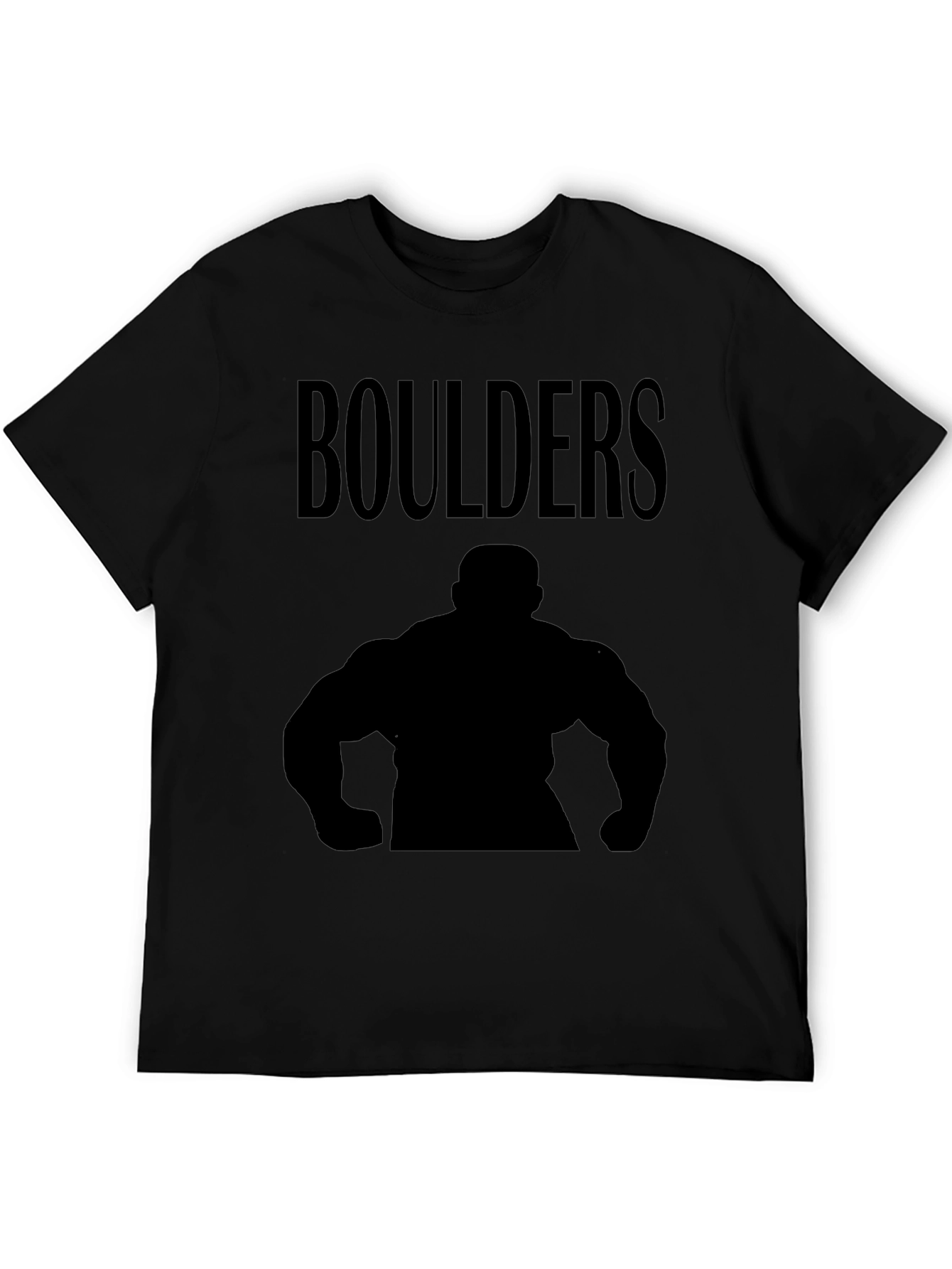 Boulders Black Silhouette Graphic T-Shirt