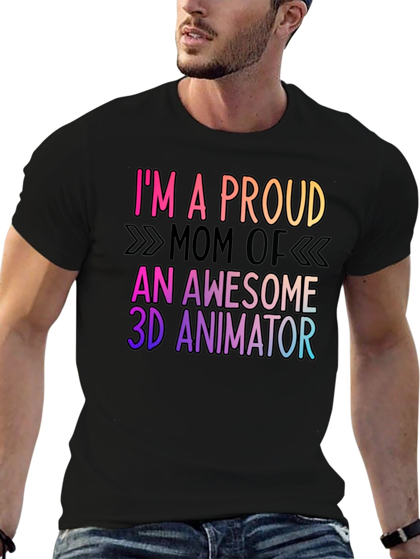 Proud Mom of 3D Animator Graphic Tee