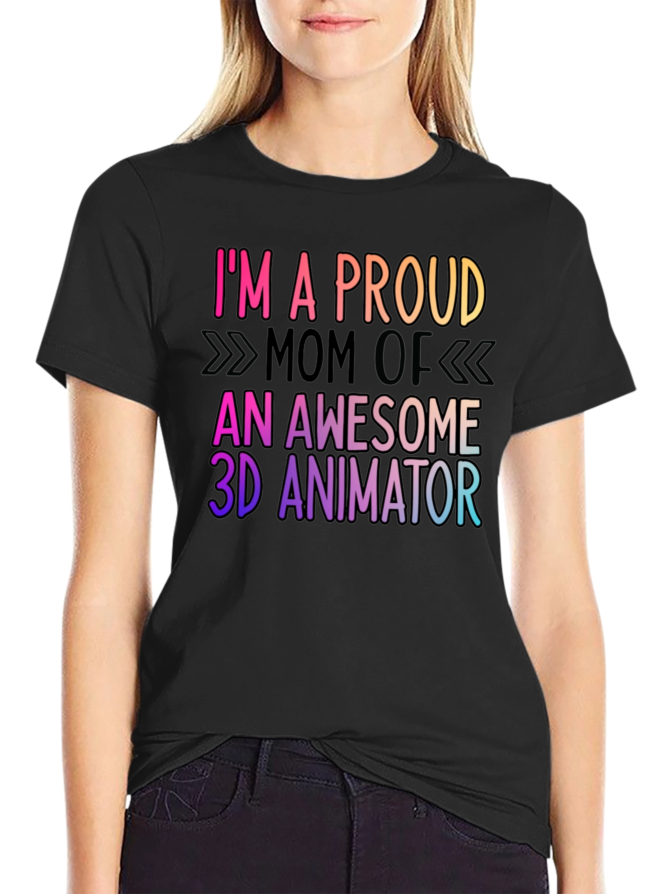 Proud Mom of 3D Animator Graphic Tee