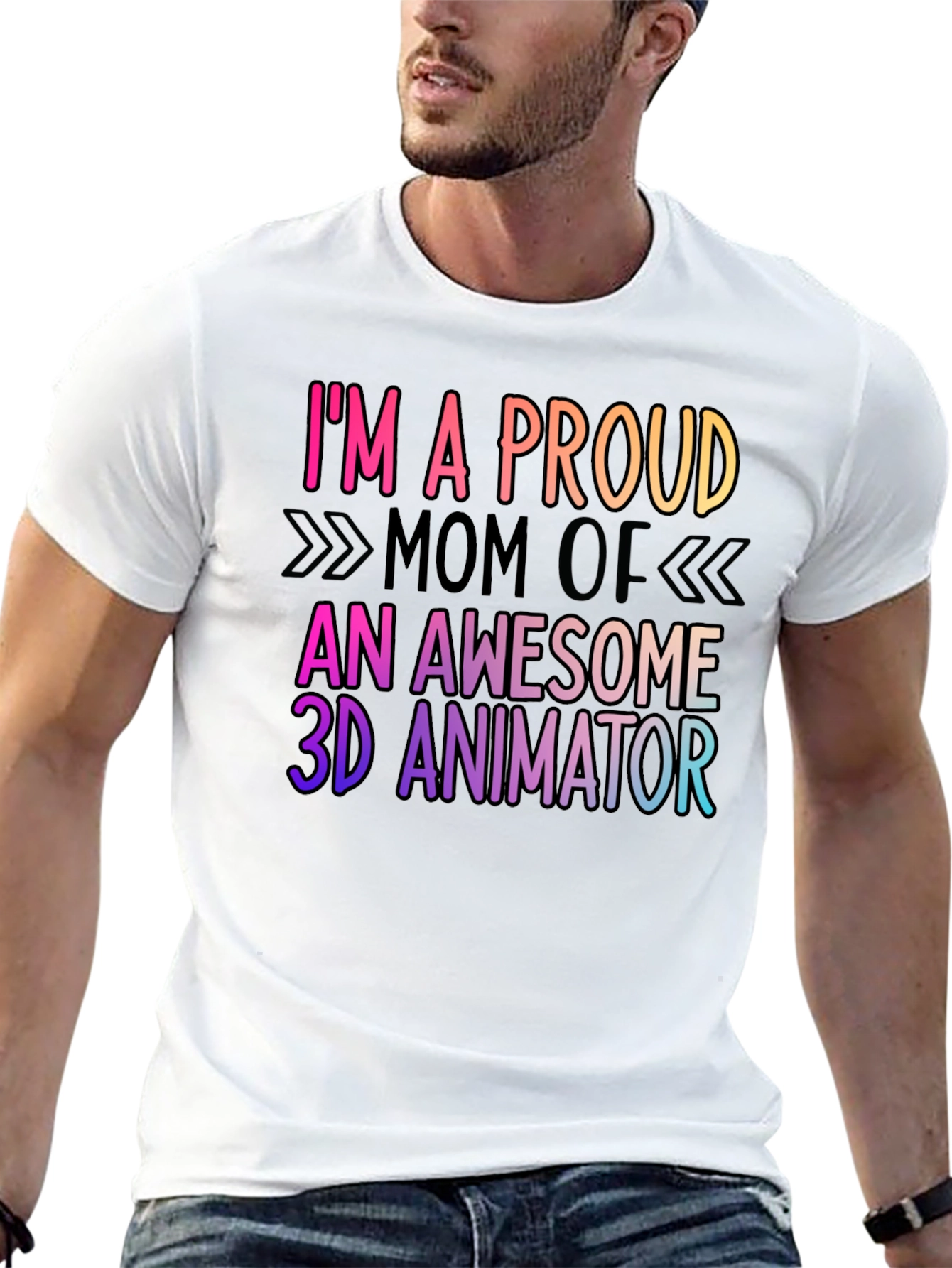 Proud Mom of 3D Animator Graphic Tee