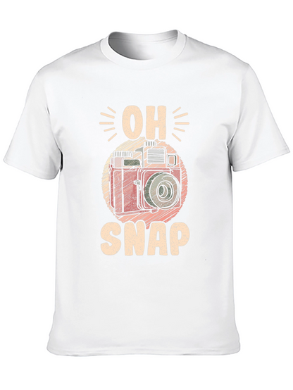 Oh Snap! Camera Graphic T-Shirt