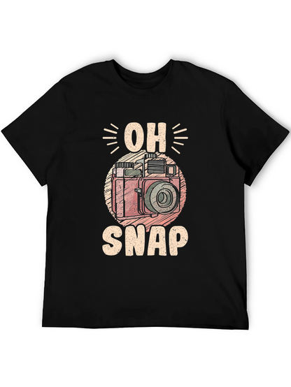 Oh Snap! Camera Graphic T-Shirt